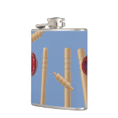 In Cricket geklaut, Vinyl Hip Flask Flachmann (Links)