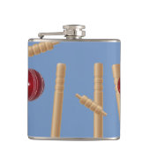 In Cricket geklaut, Vinyl Hip Flask Flachmann (Vorderseite)