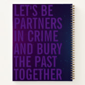 In Crime Spiral Notebook Notizblock (Rückseite)