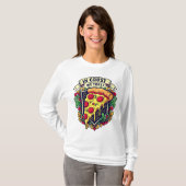 "In Crust We Trust" Funny Pizza T-Shirt (Vorne ganz)