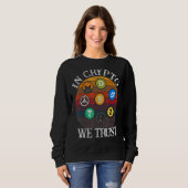 In Crypto vertrauen wir Bitcoin CryptoCurrency Tra Sweatshirt (Vorne ganz)