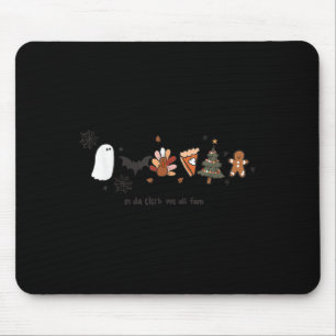In Da Clerb wir alle Fam Halloween Erntedank Chri Mousepad