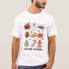 In Da Clerb wir alle Fam, Weihnachten Erntedank T-Shirt