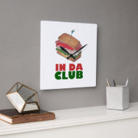 In Da Club Turkey Club Sandwich Funny Feinschmecke