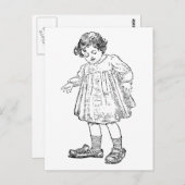 In Daddy's Shoes Postkarte (Vorne/Hinten)