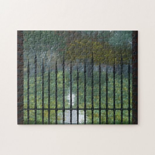 In das alte Waldpuzzle Puzzle (Horizontal)