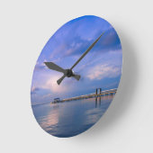 In das Blau Runde Wanduhr (Winkel)