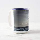 In das Blau Zweifarbige Tasse (Vorderseite Links)