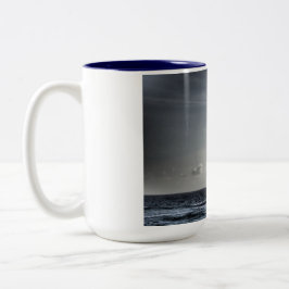 In das Blau Zweifarbige Tasse