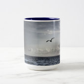 In das Blau Zweifarbige Tasse (Mittel)