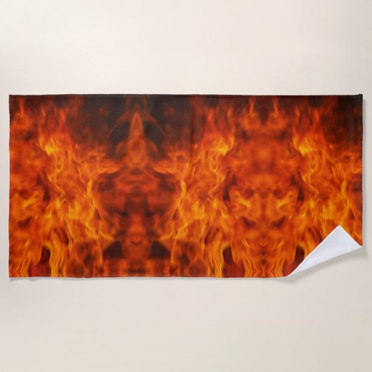 In das Feuer Strandtuch (Vorderseite)