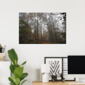 In das Forest Forest Poster des Herbstes (Heimbüro)