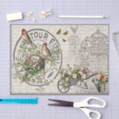 In das Gewebe des Gartens Seidenpapier (Handwerk)