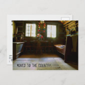 In das Land überführt | Funny Change of Address Ankündigungspostkarte (Vorne/Hinten)