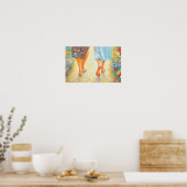 In das Licht gesandt Poster (Küche)