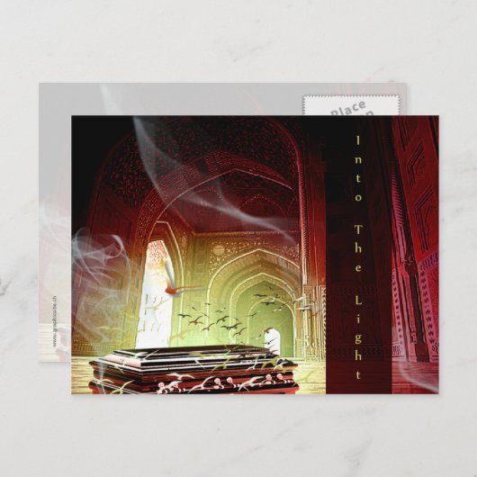 In das Licht - Postkarte (Vorne/Hinten)