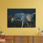 "In das Licht" Shaman Medicine Hat Stallion Leinwanddruck (Insitu (Wohnzimmer))