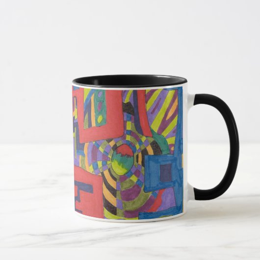 In das Netz, Abstrakte Tasse der Kunst (Rechts)