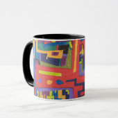 In das Netz, Abstrakte Tasse der Kunst (Vorderseite Links)
