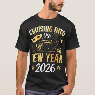 In das neue Jahr 2026 cruisen Männer T-Shirt