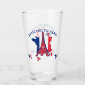 IN DAS PARIS-Monogramm AUFGENOMMEN Glas (Rückseite)
