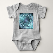 In das schwarze Loch Baby Strampler (Vorderseite)