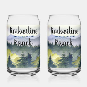 In das Set des Trinkbehälters Holz Dosenglas