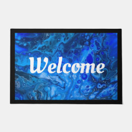 "In das tiefe Blau" Fußmatte