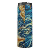 In das tiefe Blau Thermosbecher (Rückseite)