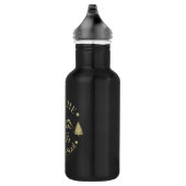 In das Waldspaßige Sprichwort wandern Edelstahlflasche (Rechts)