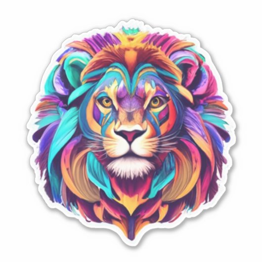 In das "Wild Lion"-Stickerpack Aufkleber (Vorderseite)