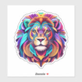 In das "Wild Lion"-Stickerpack Aufkleber (Blatt)