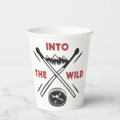 In das Wilde Abenteuer Wilderness Überleben Pappbecher (Vorderseite)