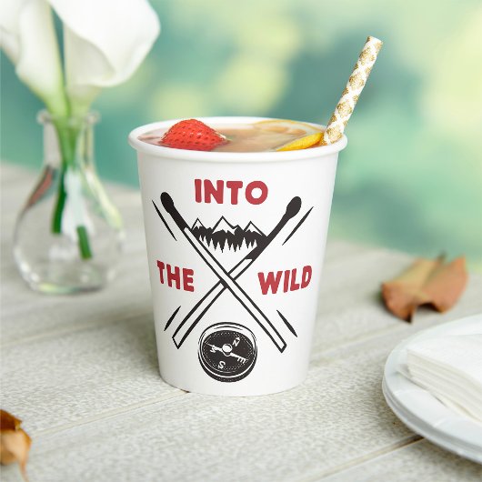 In das Wilde Abenteuer Wilderness Überleben Pappbecher