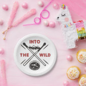 In das Wilde Abenteuer Wilderness Überleben Pappteller (Party)