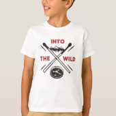 In das Wilde Abenteuer Wilderness Überleben T-Shirt (Vorderseite)
