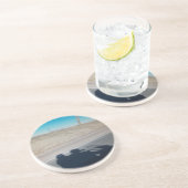 In das wilde Blau Sandstein Untersetzer (Seite)