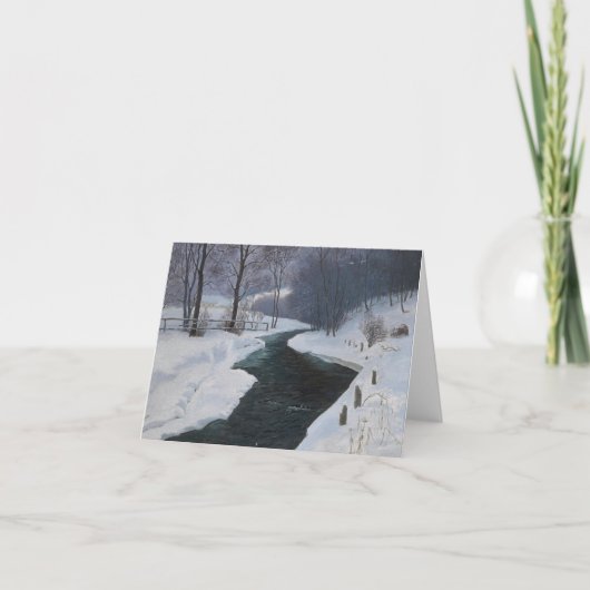 In Deep Winter Feiertagskarte (Vorderseite)