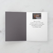 In Deepest Beileid Hilfe in der schwierigen Brücke Karte (Innenseite)