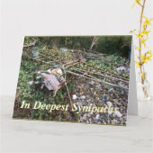 In Deepest Sympathy Card (Big Card) Karte (Gelbe Blume)