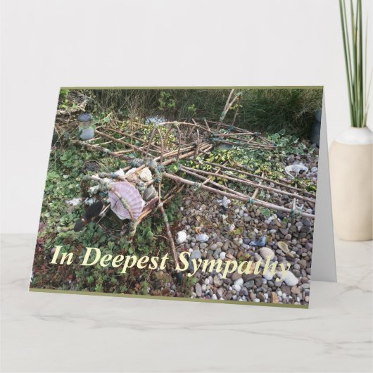 In Deepest Sympathy Card (Big Card) Karte (Vorderseite)