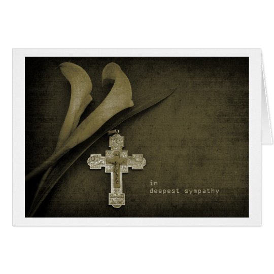 in deepest sympathy karte