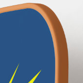 In deinem Gesicht strahlend blauer Smack-Talk serv Pickleball Schläger (Linke Seite)