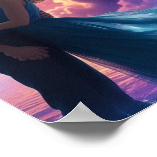 In deinem Lächeln wohnt mein Zuhause Poster (Ecke)