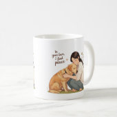 In Deiner Liebe finde ich Frieden Kaffeetasse (VorderseiteRechts)