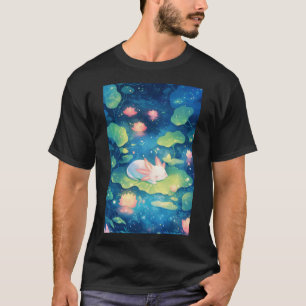 In dem Blumenbecken Axolotl Süße Flucht T-Shirt