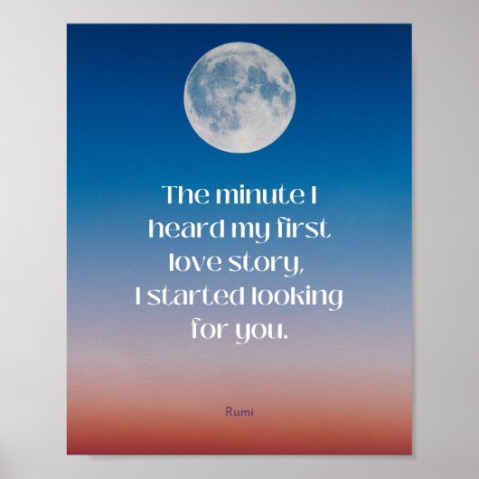 In dem Moment, in dem ich meine erste Liebe Poster (Vorne)