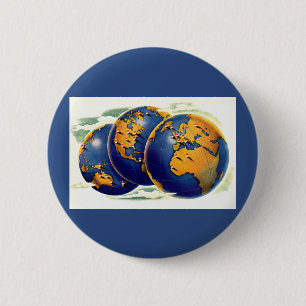 In den 1940er Jahren wandelt sich die Welt drei We Button