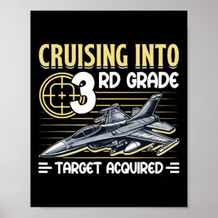 In den 3. Klasse Jet Fighter Erster Tag nach den F Poster