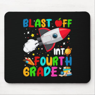 In den 4. Klasse Raketen-Außenraum-Start zurück zu Mousepad